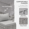 Garden Furniture Rattan Single Sofa with Cushions - Image 4