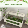 PawHut Reptile Terrarium, 111L Snake Vivarium with Tempered Glass Windows - Image 4