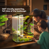PawHut Glass Reptile Terrarium, 40L Vivarium for Lizards Frogs Snakes Turtles - Image 4