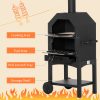 Stainless Steel 2-Tier Outdoor Charcoal Pizza Oven - Image 8