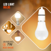 B22 7W Energy Saving Warm White LED Light Bulbs A60 B22 Screw-in non dimmable bulbs - Image 2