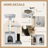 Cat Tree Climbing Activity Center with Scratching Massage Toy Hanging Ball - Image 5