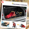 Pet Stroller No-Zip Foldable Travel Carriage with Brake Basket Adjustable Canopy - Image 5
