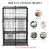 Pet Playpen DIY Small Animal Cage w/ Doors Ramps for Kitten Bunny Chinchilla - Image 5