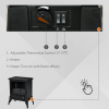 Electric Fireplace Stove Heater Adjustable Temperature and Overheat Protection - Image 5