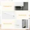 Kitchen Buffet Storage,2 Cabinets, 3 Drawers , 60x40x150cm, White - Image 5