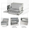 Automatic Chicken Feeder Galvanized Steel Poultry Feeders, 11.5kg of Feeds - Image 5