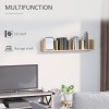95Lx17Wx16.5H cm Multi-Media Storage Wooden Shelf - Image 5