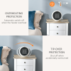 Small Space Heater Ceramic Electric Heater with 3 Heating Mode - Image 5