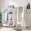 Tall Freestanding Dressing Mirror w/Adjustable Tilt White - Image 5