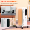 1630W Oil Filled Radiator Portable Electric Heater with LED Display - Image 5