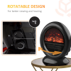 Free standing Electric Fireplace Heater Rotatable Head Overheating Protection - Image 5