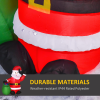 Inflatable Blow up Christmas Santa Claus 4ft LED Yard Holiday Decoration - Image 5