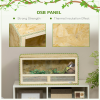 PawHut Reptile Terrarium w/ Transparent Sliding Doors, Breathable Mesh - Image 5