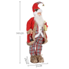 HOMCOM 141cm Animated Santa Claus with Sound Activated for Party Festival - Image 5