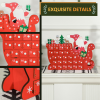 HOMCOM Advent Calendar, Christmas Countdown Calendar with 24 Drawers - Image 5