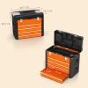 HOMCOM 4 Drawers Large Tool Box, Steel Toolbox with Handle - Image 6