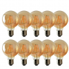 10Pack E27 LED Edison Dimmable Vintage Amber Glass Warm white 2700K Light Bulbs - Image 2