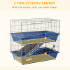 2-Tier Small Animal Cage for Rabbit Ferret Chinchilla w/ Accessories Ramp - Image 6
