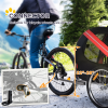 Pet Bicycle Trailer Dog Cat Bike Carrier Water Resistant W/ Hitch Coupler Red - Image 6
