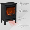 Electric Fireplace Stove Heater Flame Effect, Overheat Safety Protection - Image 6