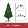 Pre-Lit Fibre Optic Artificial Christmas Tree Tree Topper Multi-Colour 5ft - Image 6