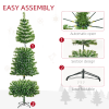 7ft Indoor Christmas Tree Artificial Deco Xmas Gift Metal Stand 968 Tips - Image 6