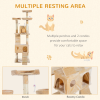 Cat Tree Kitty Activity Play Center Scratching Scratcher House Furniture 170CM - Image 6