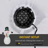 6.5ft Inflatable Snowman LED Christmas Xmas Air Blown Outdoor Garden Decor - Image 6