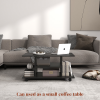 Mobile TV Stand Bookshelves in Black - Image 6