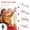 3ft Prelit Artificial Christmas Tree with Multi-Coloured Fiber Optic LED Green - Image 6