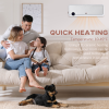 Wall Mounted Downflow Ceramic Heater with 12h Timer, Remote - Image 6