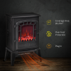 Free standing Electric Fireplace Stove Flame Effect Overheat Safety Protectio - Image 6