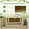 PawHut 80cm Reptile Terrarium Vivarium w/ Glass Sliding Doors, Breathable Mesh - Image 6
