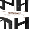 Metal Rust-Resistant Firewood Log Rack Black - Image 6