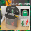 PawHut Fish Tank, 3L Nano Aquarium Starter Kit with Filter System, LED Light - Image 7