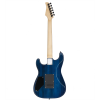 GST Stylish H-H Pickup Tiger Stripe Electric Guitar Kit with 20W AMP Bag Guitar Strap Blue - Image 7