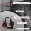 DURHAND Climbing Stairs Trolley Hand Trucks 6-Wheels Foldable Load Cart Steel - Image 6