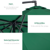 3m Garden Parasol Sun Shade Umbrella - Image 6
