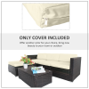 Rattan Garden Wicker Patio Furniture Cushion Cover Sofa Cover Replacement - Image 6