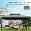 3x4m Gazebo Replacement Roof Canopy 2 Tier Top UV Cover Sun Awning Shelters - Image 6