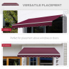 Manual Retractable Awning, size (3m x 2.5m) - Image 6