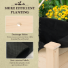 Raised Wood Garden Bed Planter - Image 6