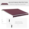 Manual Retractable Awning, size (4m x 3m) - Image 6
