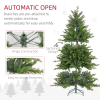 HOMCOM 5 Ft Artificial Christmas Tree with Metal Base, Hinged Branches - Image 6