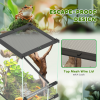 PawHut Glass Reptile Terrarium, 40L Vivarium for Lizards Frogs Snakes Turtles - Image 6