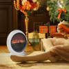 Free standing Electric Fireplace Flame Effect Rotatable Overheating Protection - Image 7