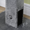 Cat Scratching Post 79cm Scratcher Climber Cat Tree Activity Centre - Grey - Image 7