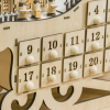 Christmas Advent Calendar 2021 Light Up Wooden Sleigh Countdown Natural - Image 7