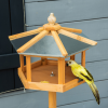 Bird Stand Feeder Table Feeding Station Garden Wood Coop Parrot Nesting Stand - Image 7